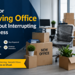 Tips for Moving Office Without Interrupting Business Organized office packing and relocation