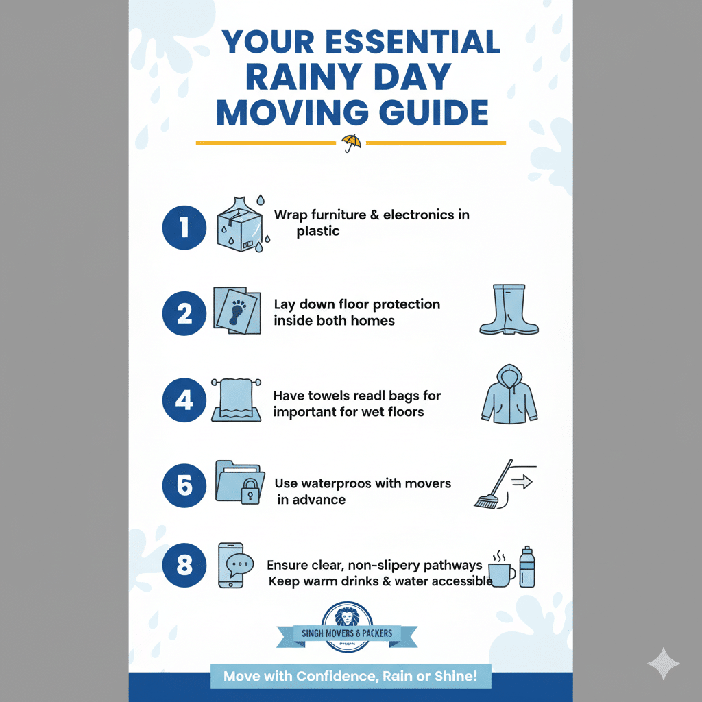 Rainy Day Moving Checklist in Sydney 